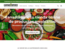 Tablet Screenshot of canastamex.com